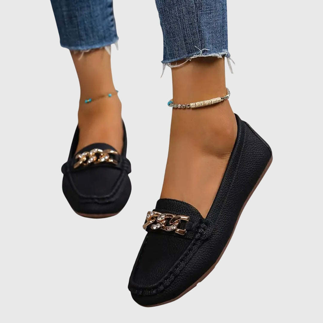 Women's supportive orthopaedic loafers, designed for maximum comfort & versatile elegance.