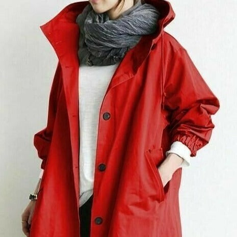 Venzani women's stylish waterproof jacket, perfect casual outerwear for all seasons.