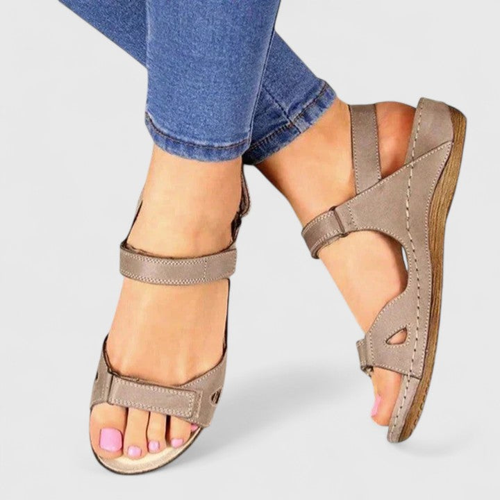 Comfort women's orthopedic sandals with arch support, ideal for daily wear & foot pain relief.