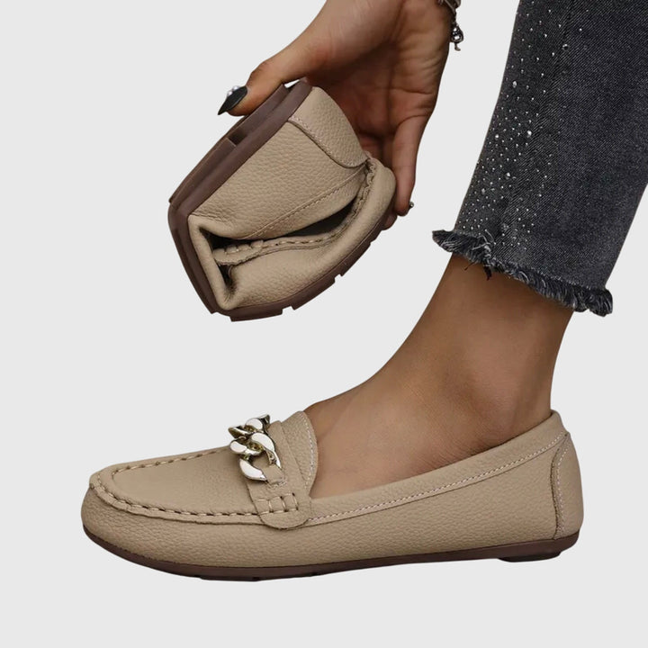 Elegant women's fashion loafers, providing orthopaedic comfort for versatile everyday style.