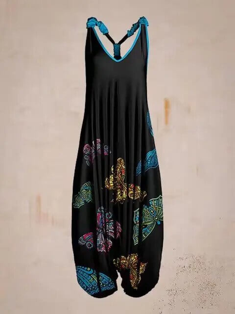 Women's Boho Sleeveless Jumpsuit
