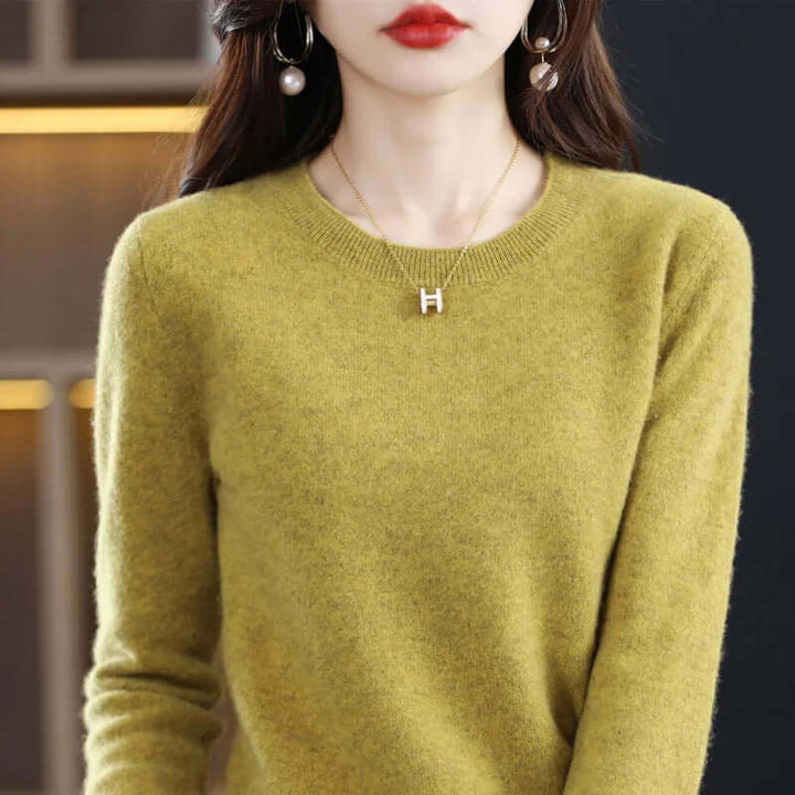 Pure Cashmere Knitted Sweater