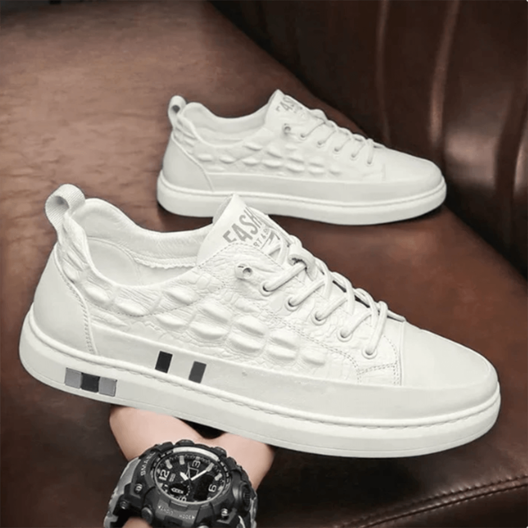 Men's Quilted Low-Top Trainers