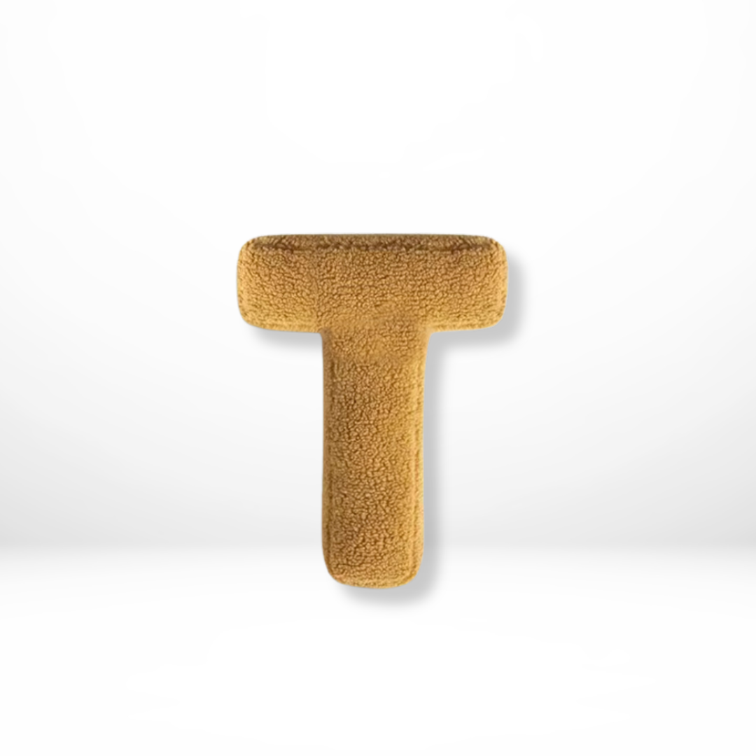 Modern velvet 'X' letter cushion, perfect for unique home decor & stylish personalized accents.