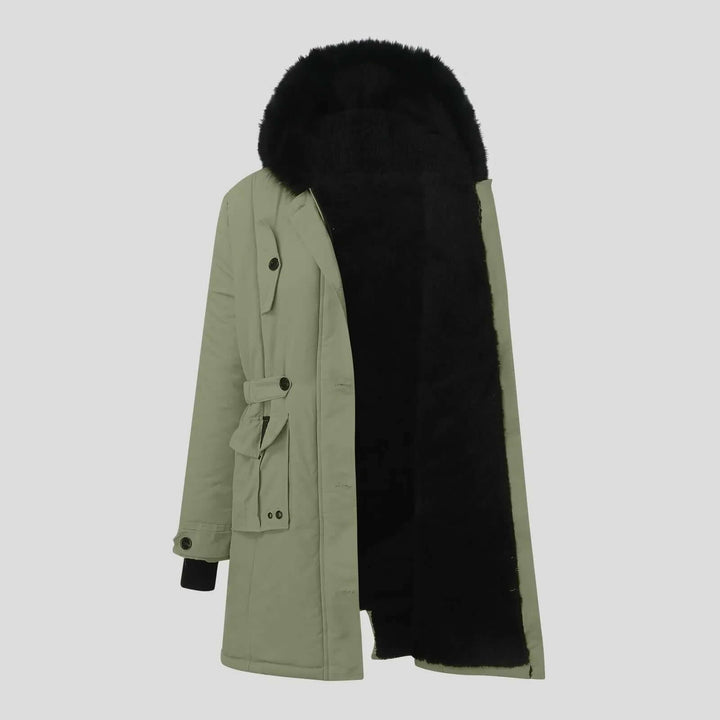 Women's Winter Parka with Luxurious Hood
