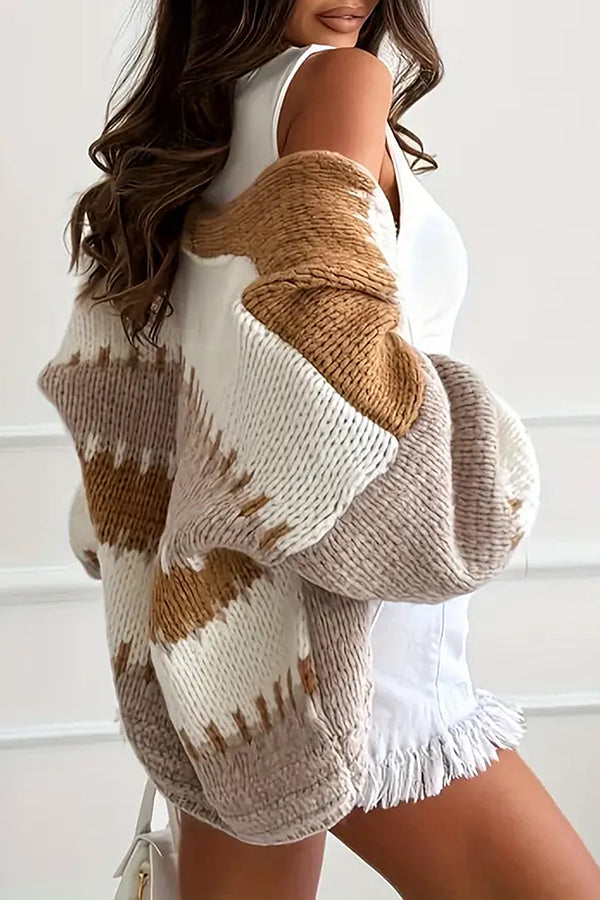 Relaxed fit women's leisure cardigan, soft & comfy, perfect for everyday casual wear.