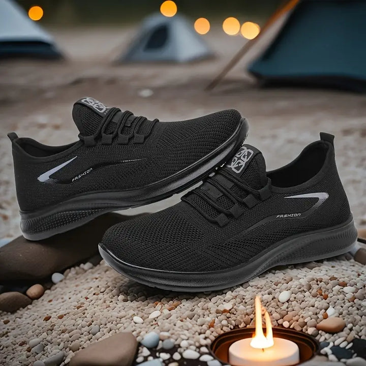 Comfortable men's lightweight lace-up casual shoes, perfect for everyday wear, walking & a sleek modern look.