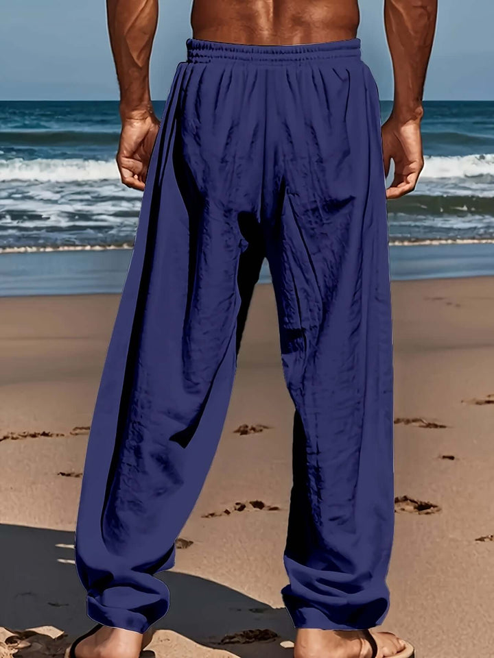Men's Casual Loose Fit Trousers - Breathable & Comfortable