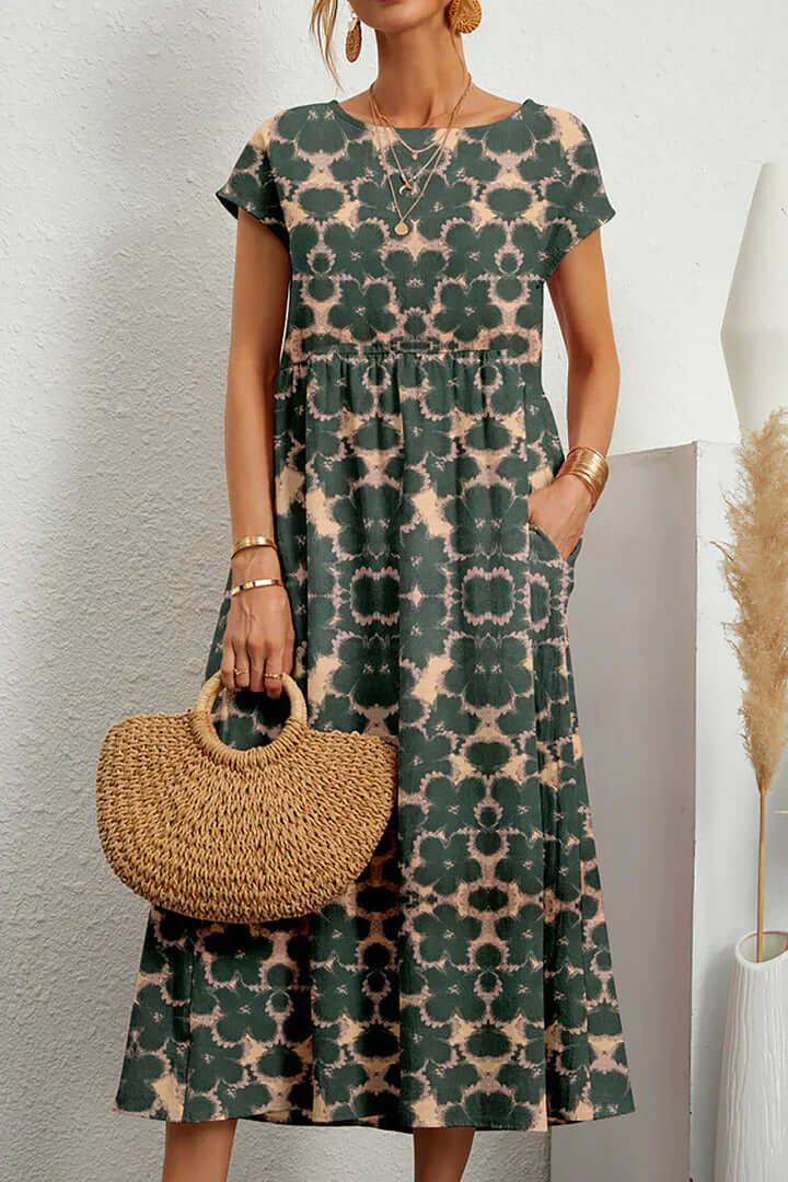 Women's Elegant Printed Summer Dress