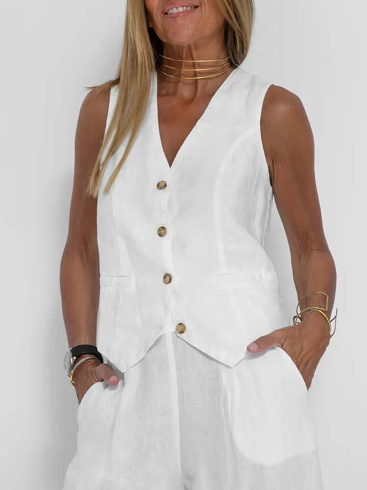 Women's Two-Piece Vest Set