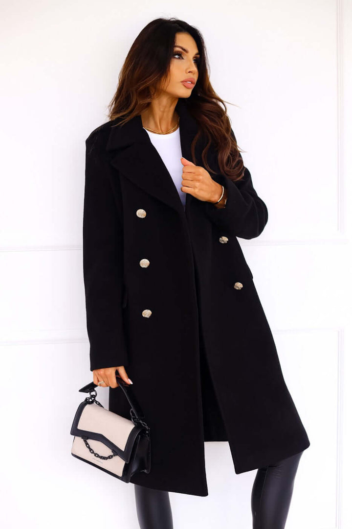 Women's Fitted Double-Breasted Jacket