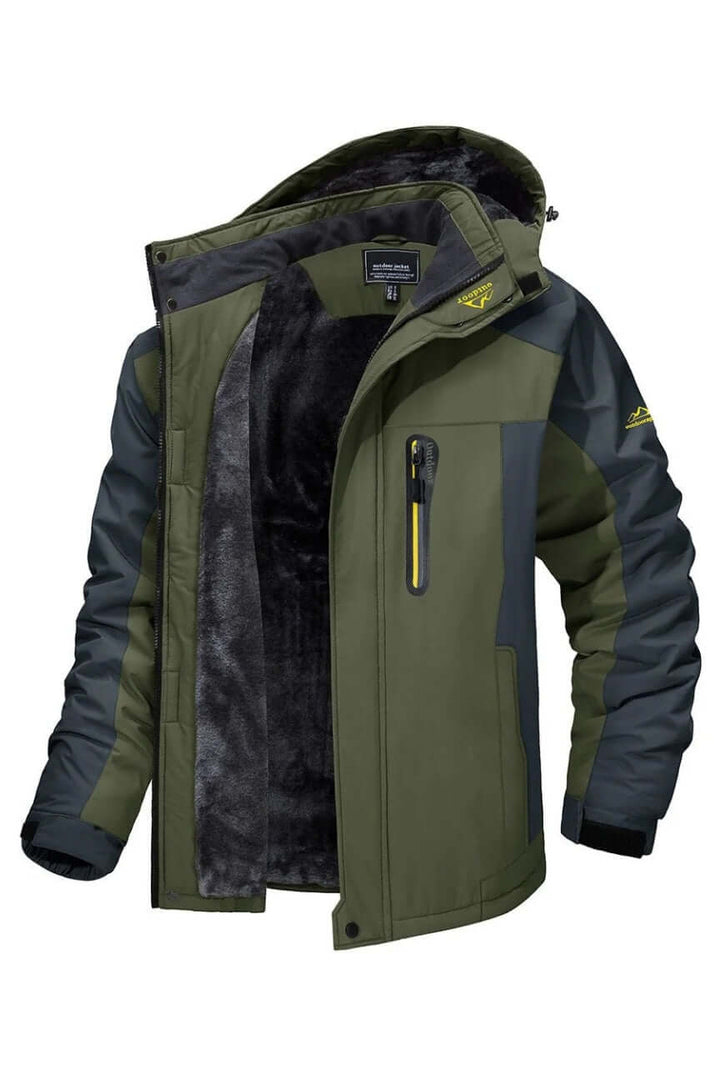 Men's Waterproof Fleece Winter Jacket