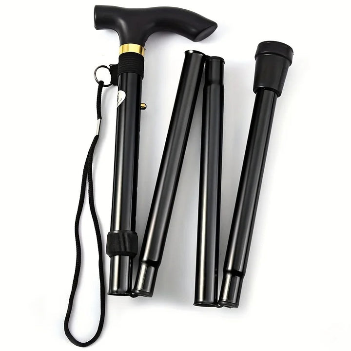 Adjustable Folding Telescopic Walking Stick for Adults