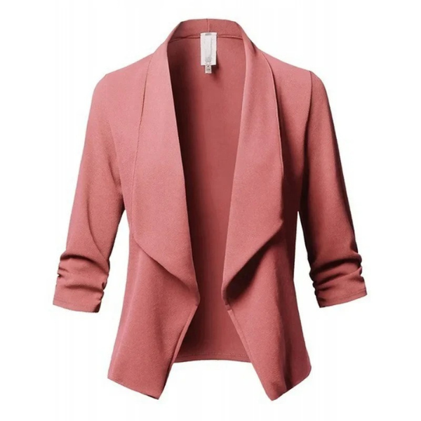 Modern women's chic blazer. Lightweight, open front, perfect for spring, summer, fall & winter style.