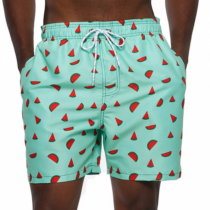 Men's casual shorts: stylish, quick-dry swim shorts for beach, pool fashion, and summer vacation.