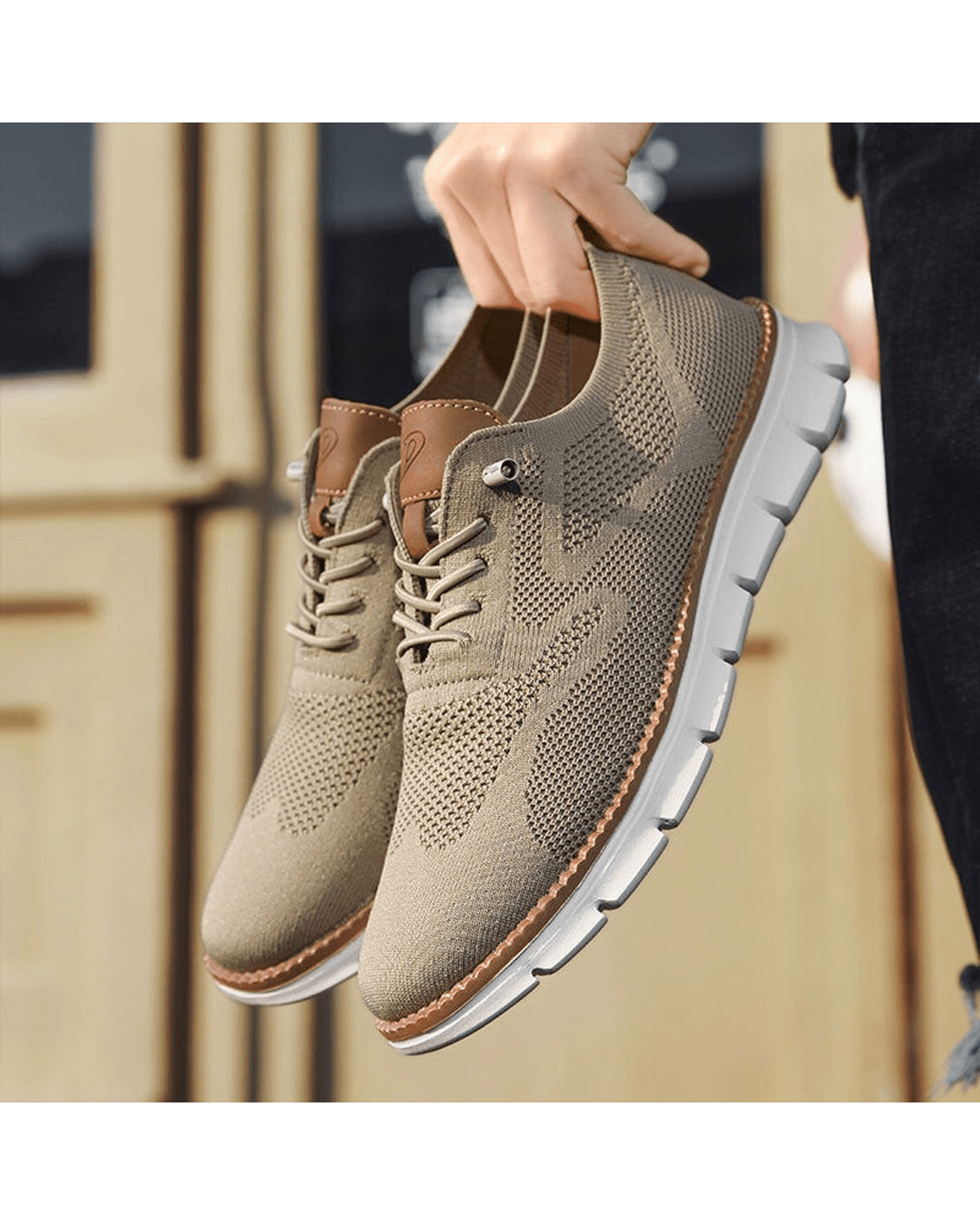 Men's everyday trainers with secure lacing, offering comfort & modern style.