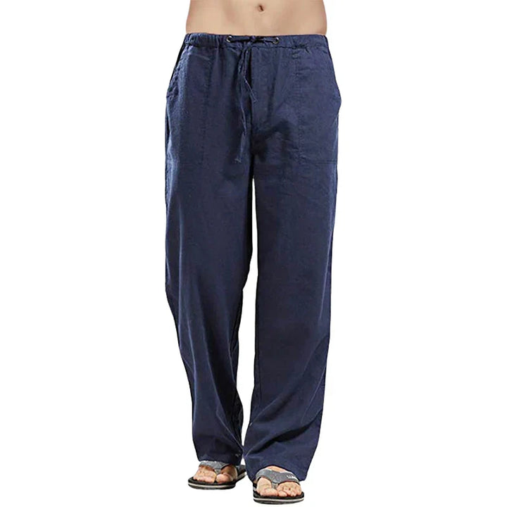 Oversized men's summer pants, breathable and comfortable, ideal for relaxed fit casual fashion.
