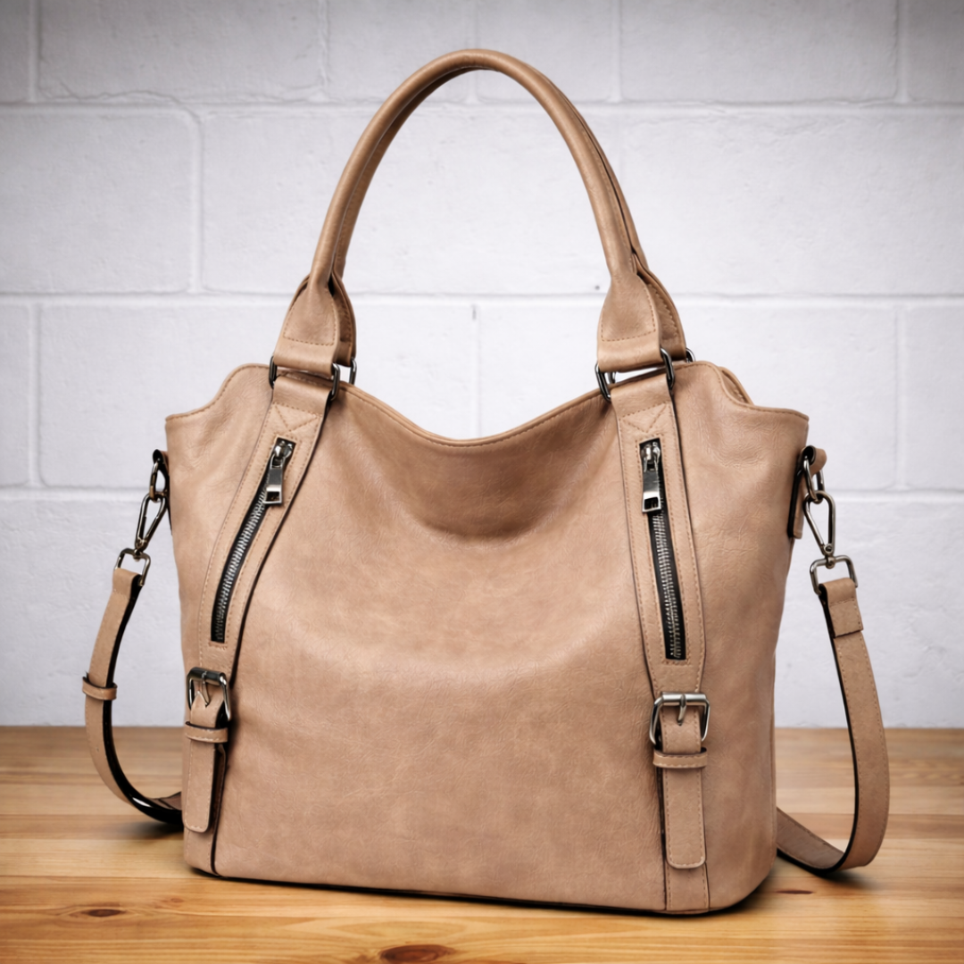 Chic faux leather quilted crossbody bag, a versatile women's daily essential.