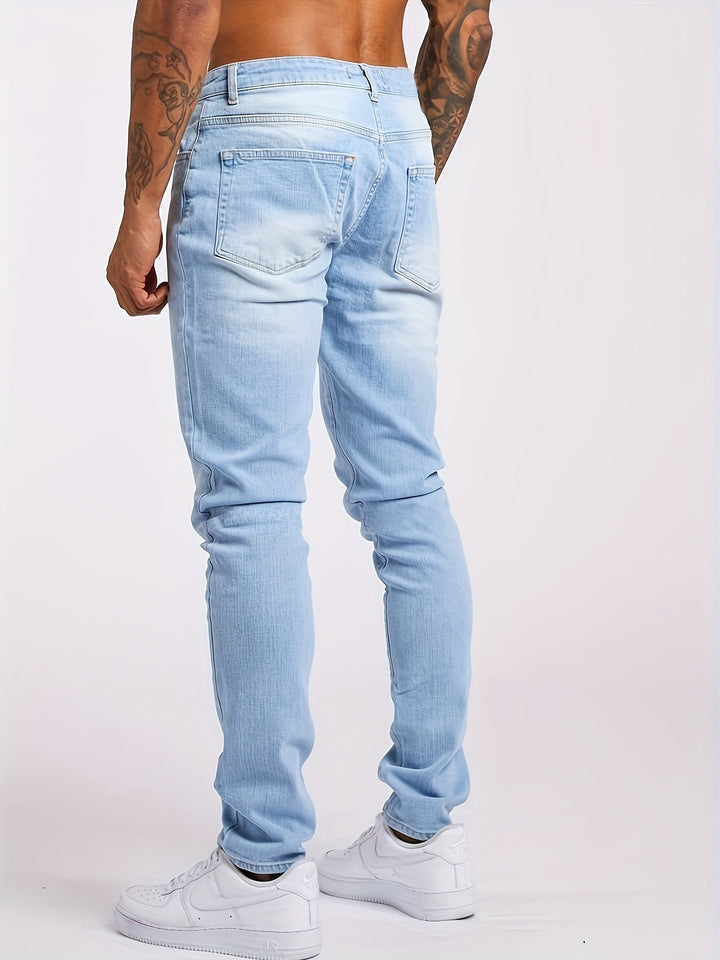 New men's slim fit casual stretch pants, combining comfort and style for versatile daily fashion.