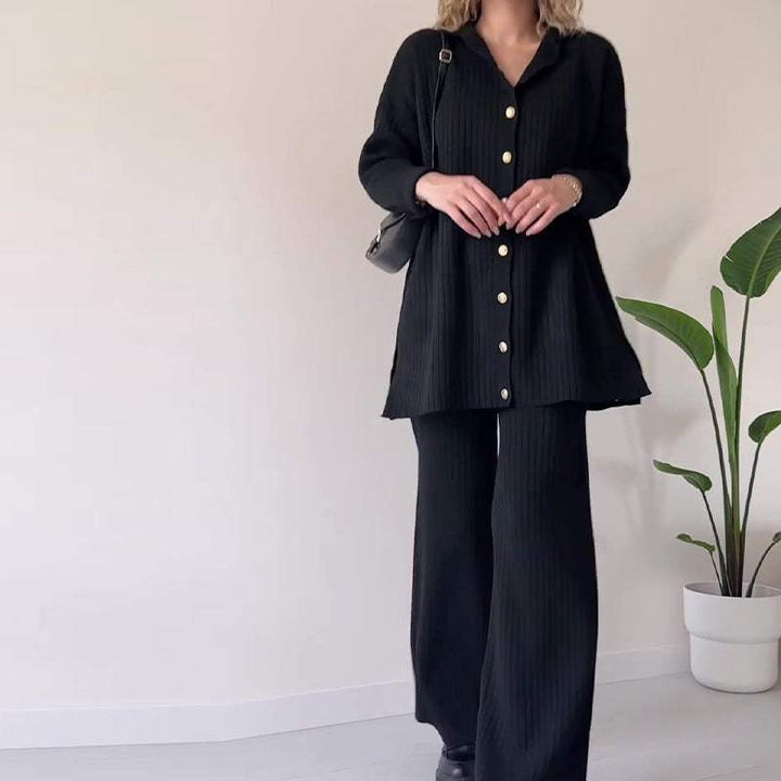 Women's Knitted Two-Piece Set
