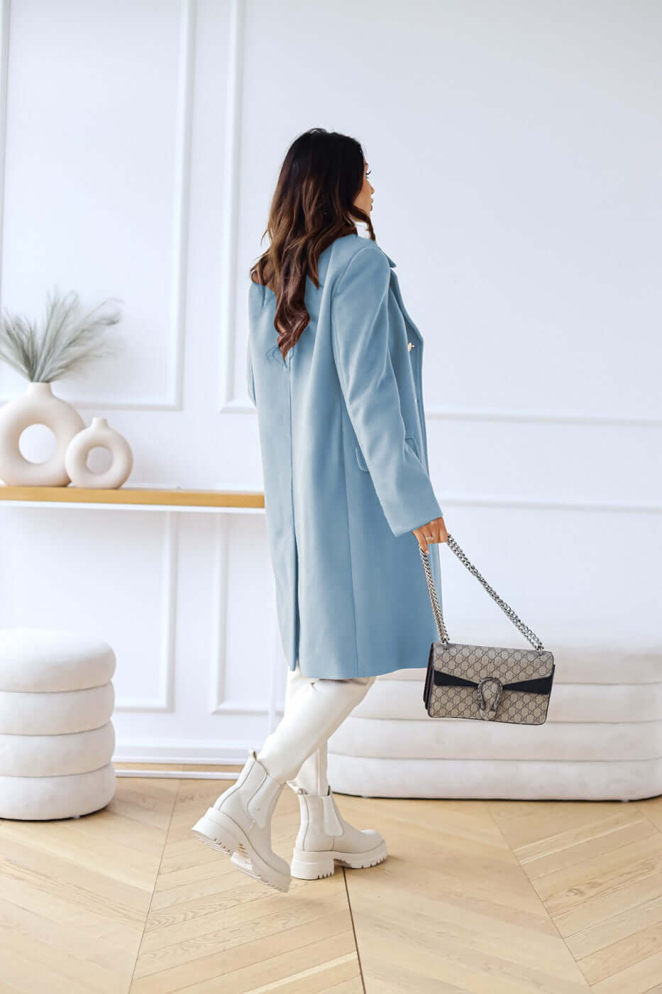 Women's Fitted Double-Breasted Jacket
