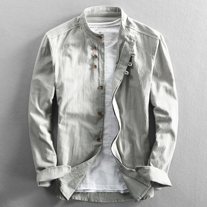 Chic women's fashion blouse featuring a unique Japanese style design and long sleeves for versatile, elegant wear.
