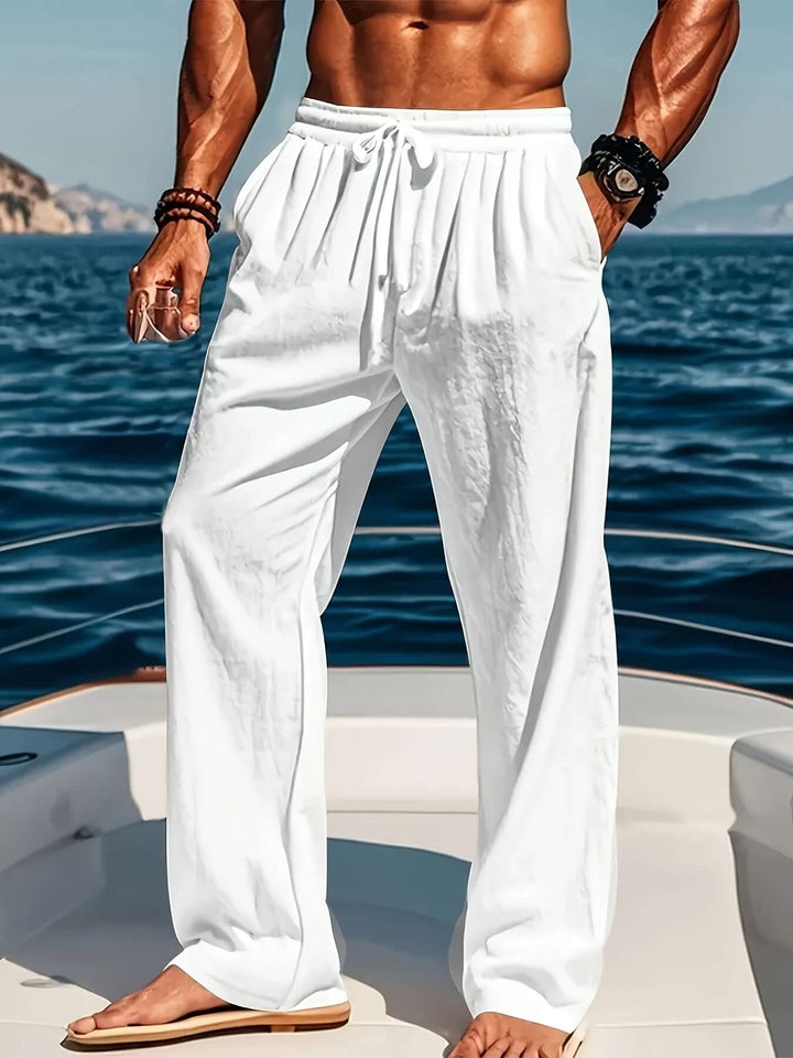 Men's Casual Loose Fit Trousers - Breathable & Comfortable
