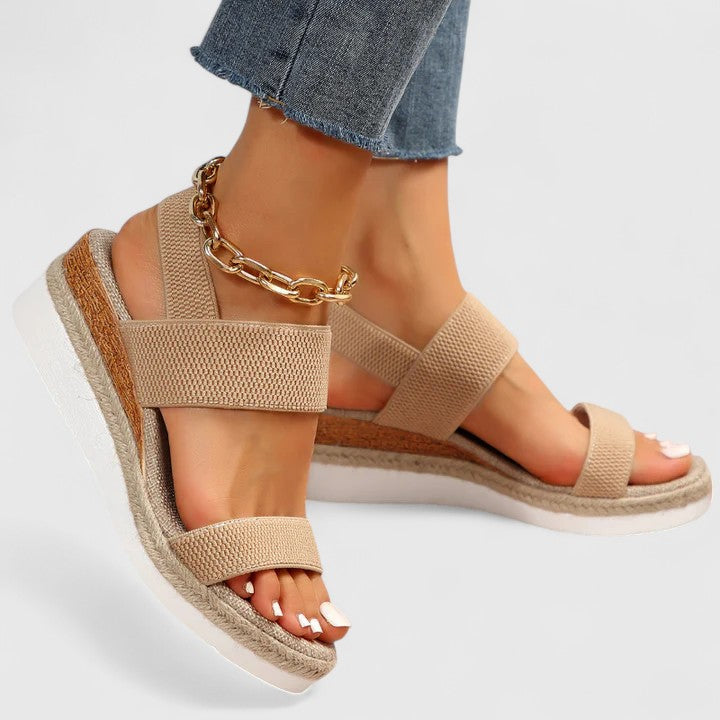 Comfortable women's orthopaedic sandals with arch support, perfect for plantar fasciitis & foot pain relief.
