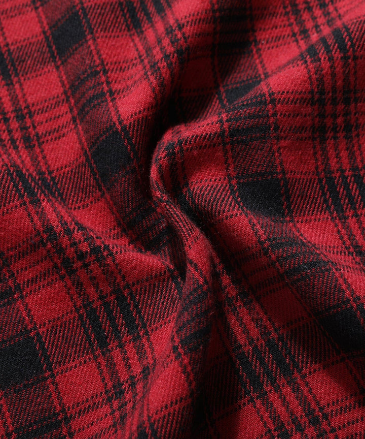 Full-zip men's insulated flannel jacket, reliable cold weather outerwear.