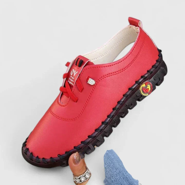 Comfortable women's orthopedic shoes, providing foot pain relief with excellent arch support and elegant style.