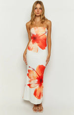 WHITE FLORAL PRINT