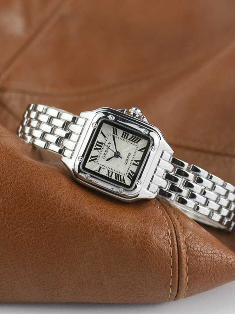 Precision women's square quartz timepiece, an elegant and modern accessory designed for lasting style.