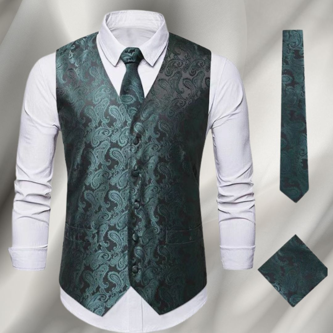 Wardrobe essential: elegant women's vintage vest, a stylish layering piece for any look.