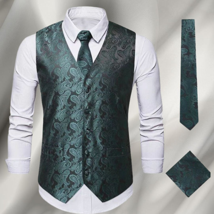 Wardrobe essential: elegant women's vintage vest, a stylish layering piece for any look.
