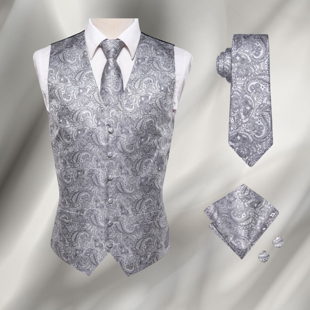 Chic women's vintage vest, elegant sleeveless jacket adding a sophisticated touch.