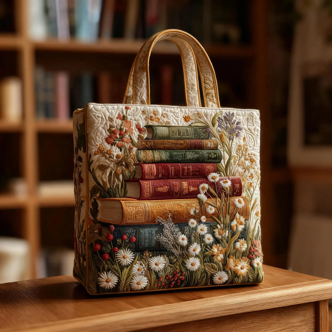 Women's handcrafted floral quilted shoulder bag, a stylish everyday fashion accessory perfect for spring & summer.