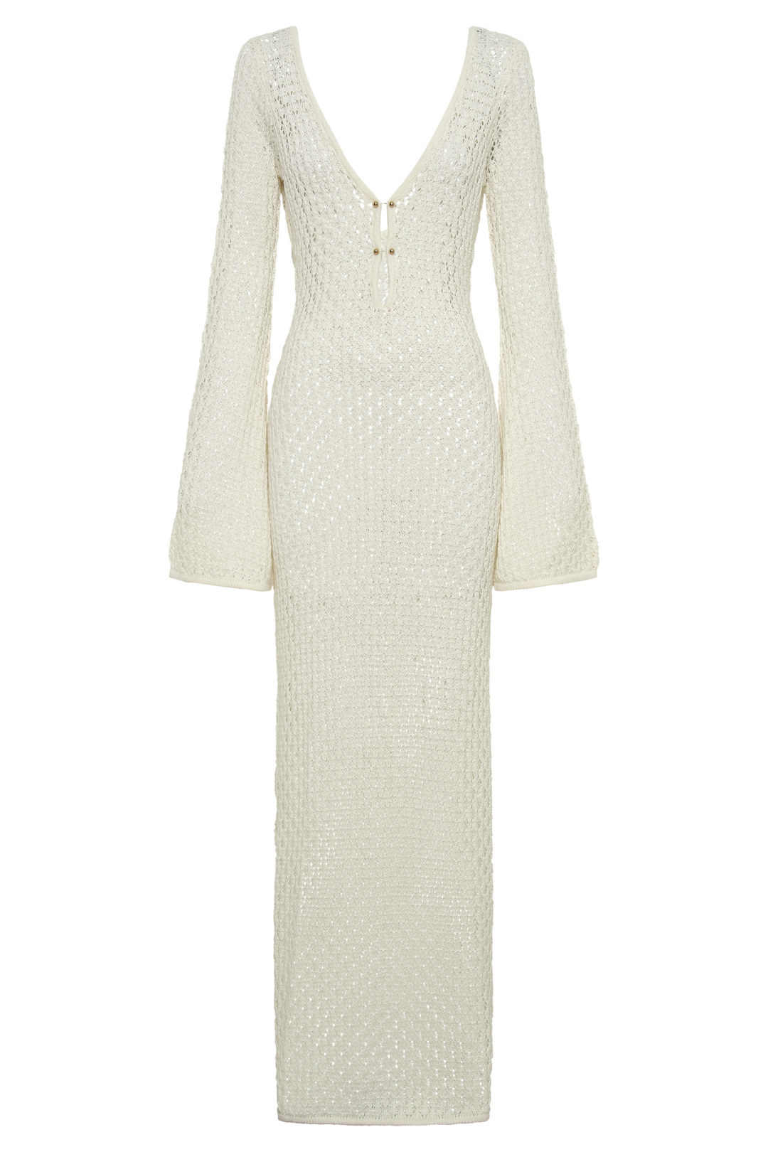 Comfortable & elegant women's white maxi dress. Flowing fabric & wide sleeves, perfect for summer holidays & parties.