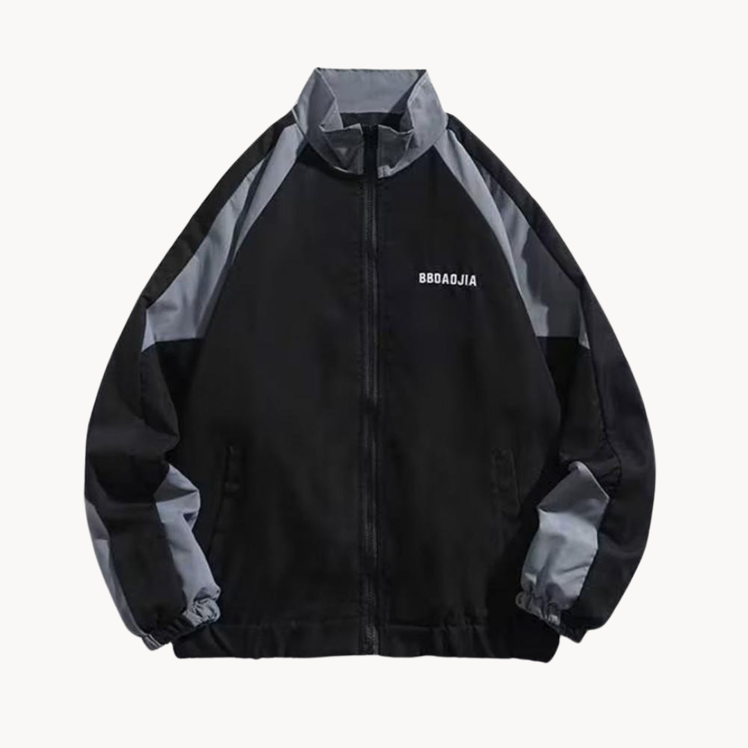 Comfortable Men's Meridian stretch performance jacket, perfect athletic wear for gym, sports, or everyday casual.