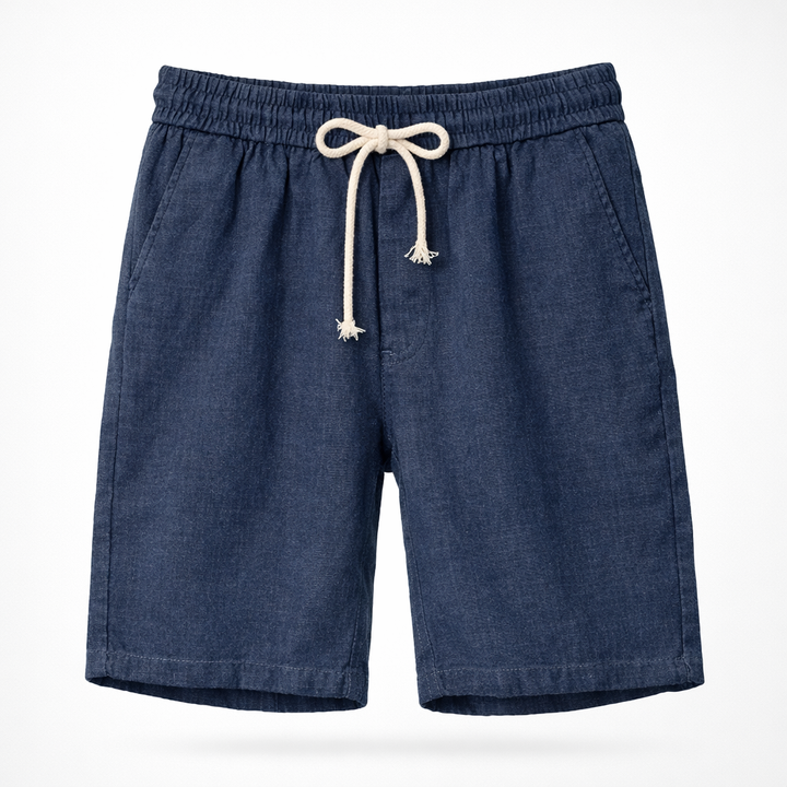 Men's casual drawstring shorts, relaxed fit for summer comfort. Great for beach days, vacation, or everyday style.