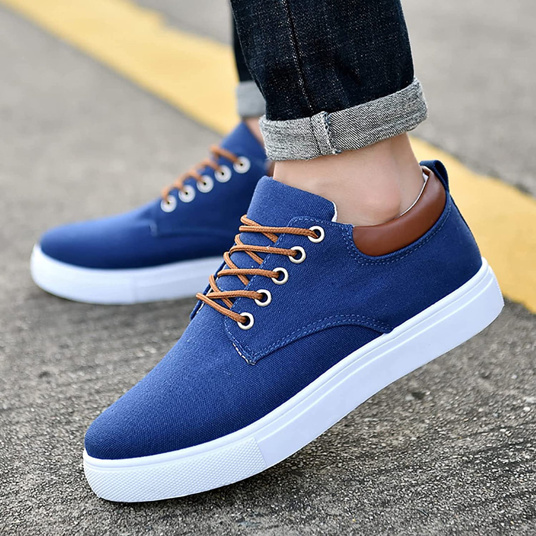 Durable men's everyday sneakers, low-top lace-up design with exceptional cushioned comfort.