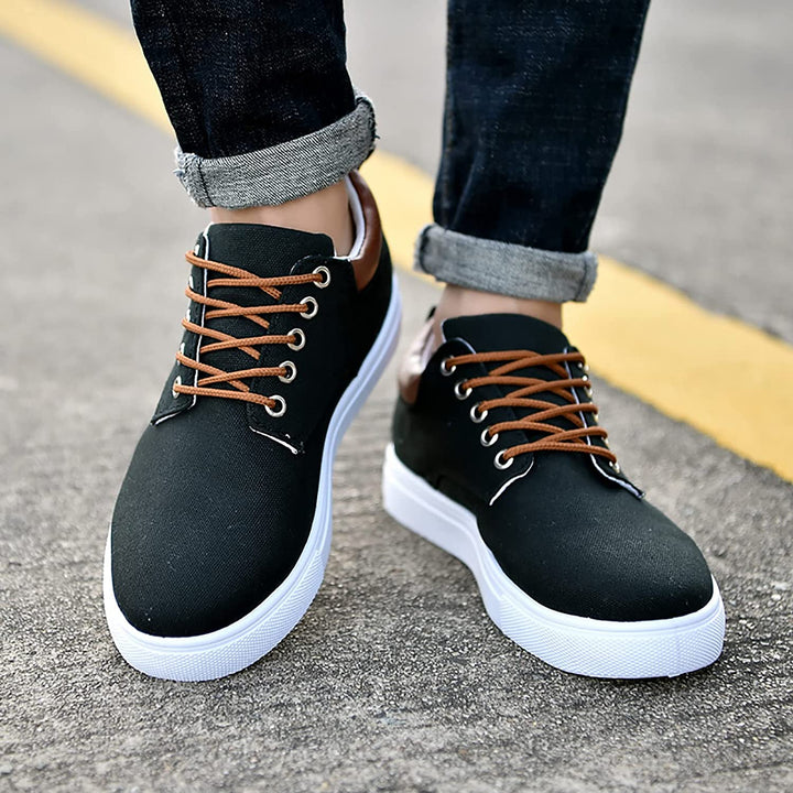 Versatile men's lace-up sneakers offering ultimate cushioned comfort for daily activities.