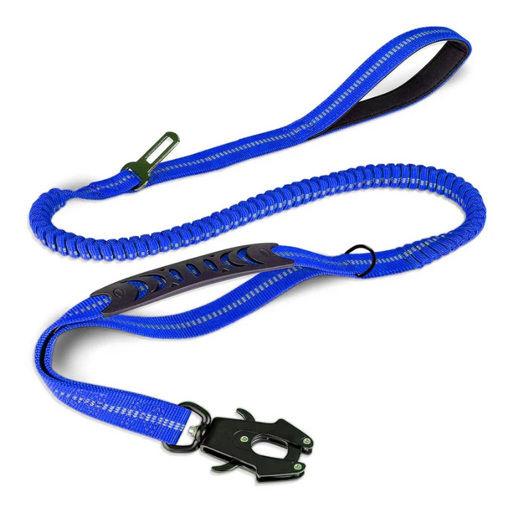 Heavy-duty dog leash for large dogs, shock-absorbing, ensures safety & control on daily walks.