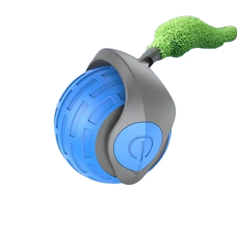 Rechargeable interactive cat toy ball for active play, keeping your feline friend engaged and entertained.