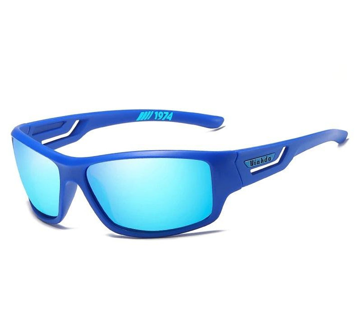 Protect eyes with unisex sporty polarized UV400 sunglasses, perfect for all outdoor activities & sports.