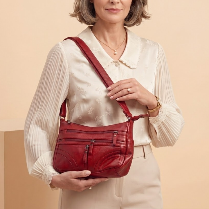 Everyday women's handbag: a comfortable, vintage-inspired shoulder bag accessory.