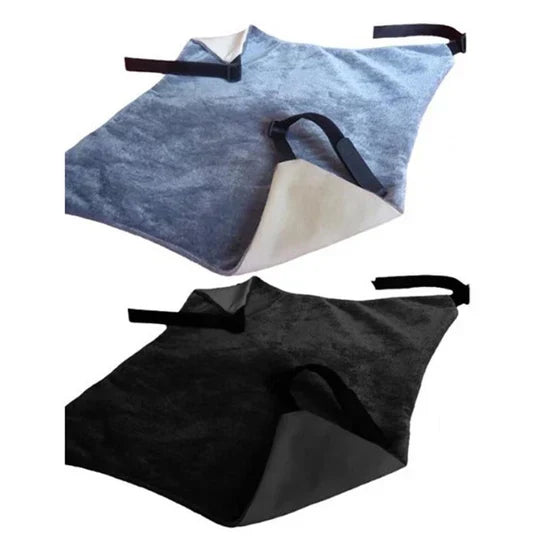 Washable black cat hammock pet bed, ultra cozy & elevated for comfort. A space-saving cat accessory.