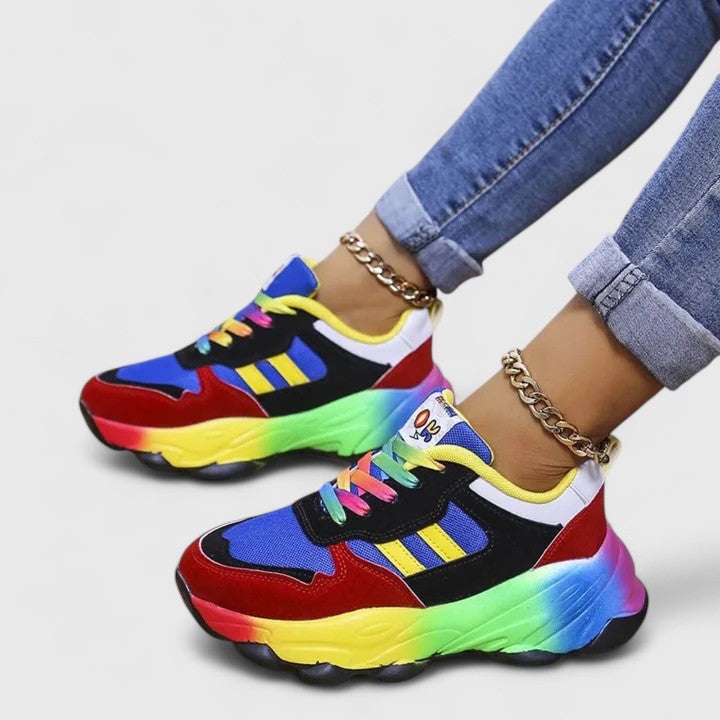 Women's orthopaedic trainers featuring ergonomic design and arch support for maximum walking comfort.