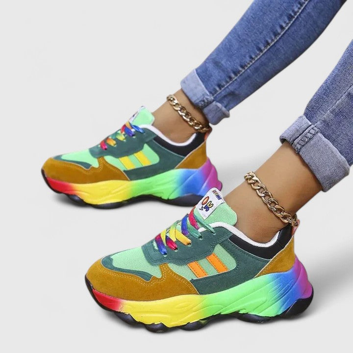 Athletic women's trainers with advanced orthopaedic support, providing superior comfort for active lifestyles.