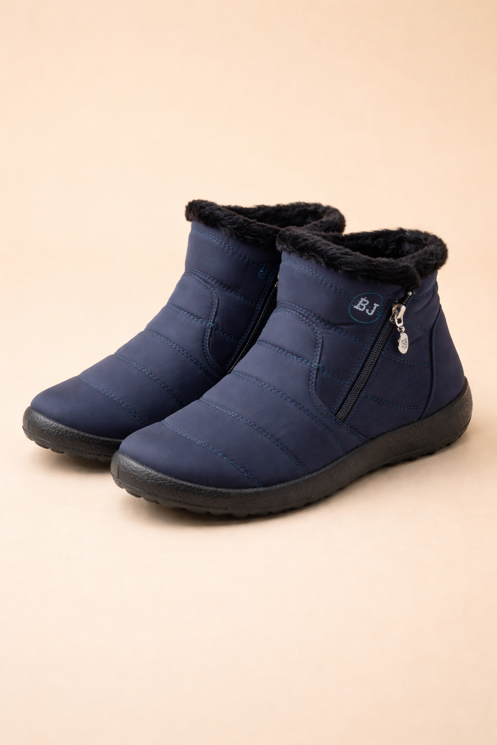 Non-slip women's winter boots, warm and cozy, offering waterproof protection for snowy conditions.
