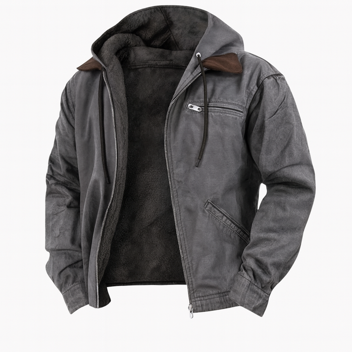 Blue men's smart casual jacket, classic versatile outerwear perfect for everyday refined styling.